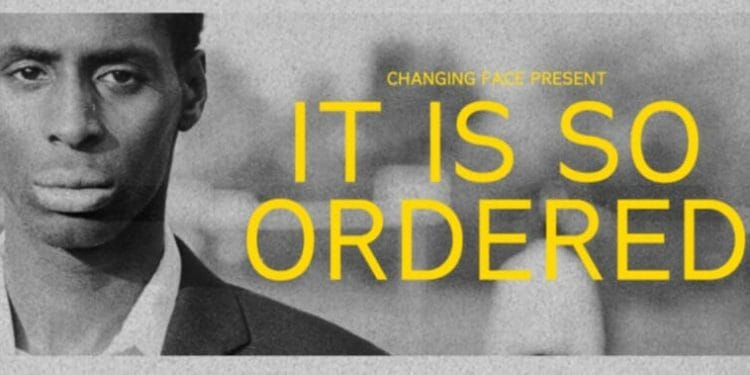 It Is So Ordered