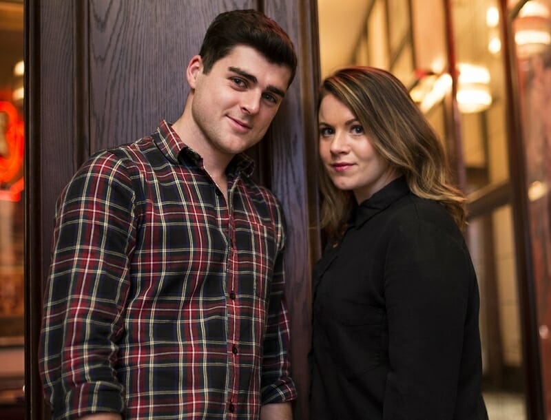 Liam Doyle and Laura Tebbutt