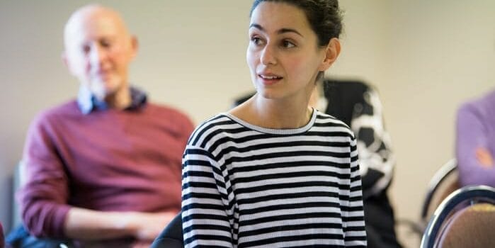 8 Serena Manteghi at the readthrough for Little Voice