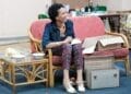 Di and Viv and Rose in rehearsals, Grace Cookey-Gam (Viv)