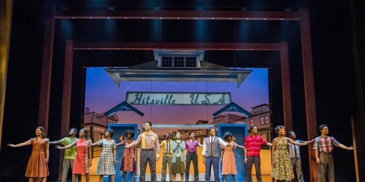 The cast of Motown the Musical - Photo credit Tristram Kenton