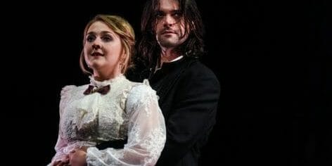 Paige Round and Jack Bannell in The Strange Case of Dr Jekyll & Mr Hyde, credit Alex Harvey-Brown.