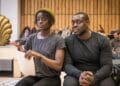 Sarah Amankwah and Ekow Quartey in rehearsals for Amadeus at the National Theatre (c) Marc Brenner