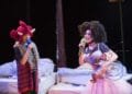 Archie MacGregor as Bart, Emilija Trajkovic as Lucy in Beginners at Unicorn Theatre. Photo credit Hugo Glendinning
