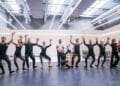 The company in rehearsals for CHICAGO. Credit Tristram Kenton