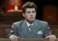Harry Reid as Leonard Vole in Witness for the Prosecution at London County Hall Credit Ellie Kurttz