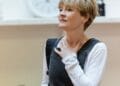 Claire Skinner (Jenny) - Rehearsals for Nightfall - Photographer credit Manuel Harlan