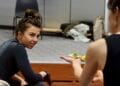Louisa Lytton and Anna Acton in The Gulf rehearsals, credit of Rachael Cummings (1)