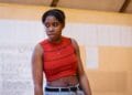 Seraphina Beh in rehearsals for Leave Taking at the Bush Theatre 4 © Helen Murray
