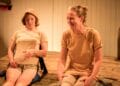 Sarah Gordy (Kelly) and Penny Layden (Agnes) in 'Jellyfish' at Bush Theatre