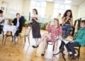 The company of Aspects of Love in rehearsals 2. Pamela Raith Photography