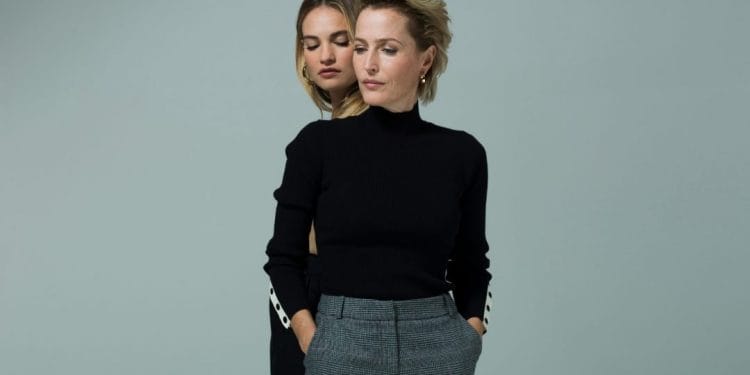 All About Eve Gillian Anderson and Lily James c Perou