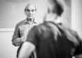 David Suchet (and Russell Tovey) in rehearsal for Pinter Two c. Marc Brenner