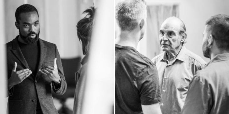First Look Pinter One and Pinter Two in Rehearsal