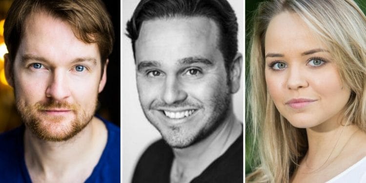 Killian Donnelly, Nic Greenshields and Katie Hall Les Miserables Tour Cast