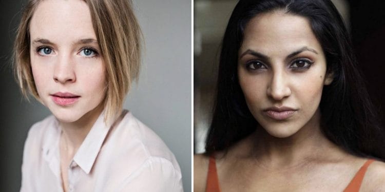 Jessica Clark and Ayrana Ramkhalawon The Funeral Director Cast