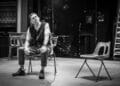 Lee Evans in rehearsals for Pinter Three photo Marc Brenner