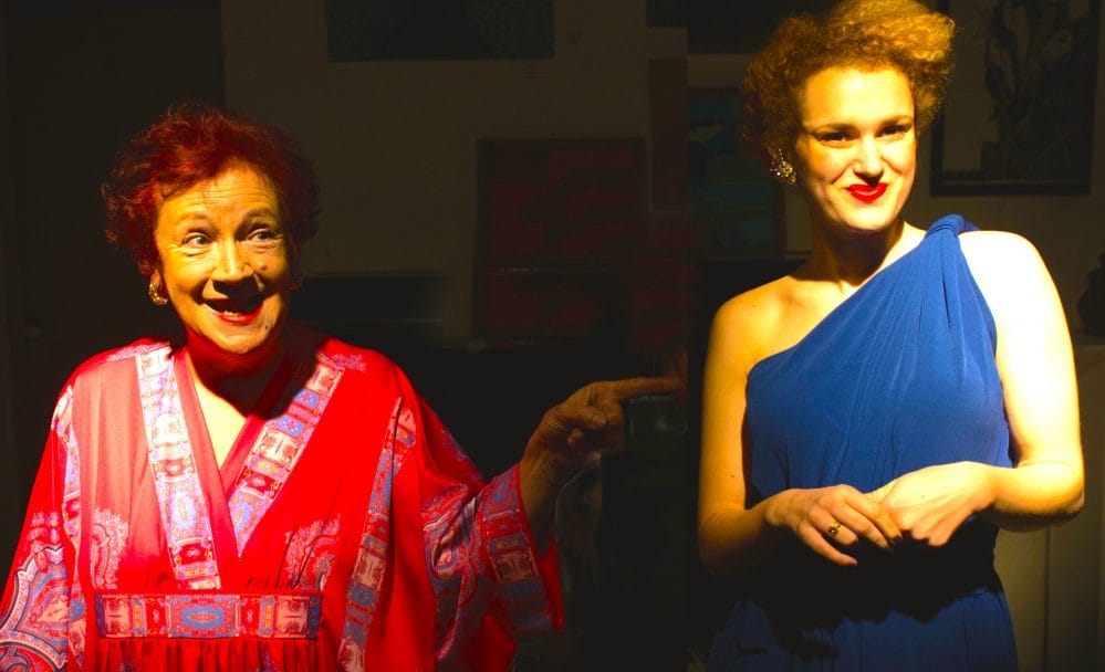 Polly March and Larissa Bonaci in Star Of Strait Street, photo credit Justin Mamo