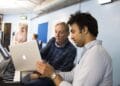 l r Musical Supervisor Mike Dixon and Musical Director Josh Sood in rehearsals for DOCTOR DOLITTLE credit Alastair Muir