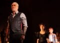 . Patrick Page Hades Amber Gray Persephone and Reeve Carney Orpheus in Hadestown at National Theatre c Helen Maybanks