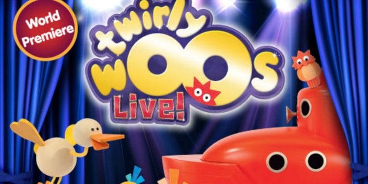 Hit childrens TV show TWIRLYWOOS arrives on stage