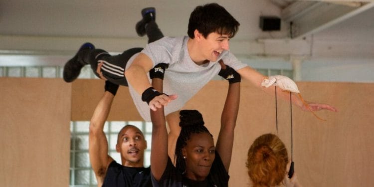 Joshua Jenkins Ensemble in rehearsals for The Curious Incident of the Dog in the Night Time Photo Ellie Kurttz