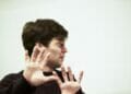 Theo Ancient in rehearsals for THE SHY MANIFESTO credit Luke Newbold