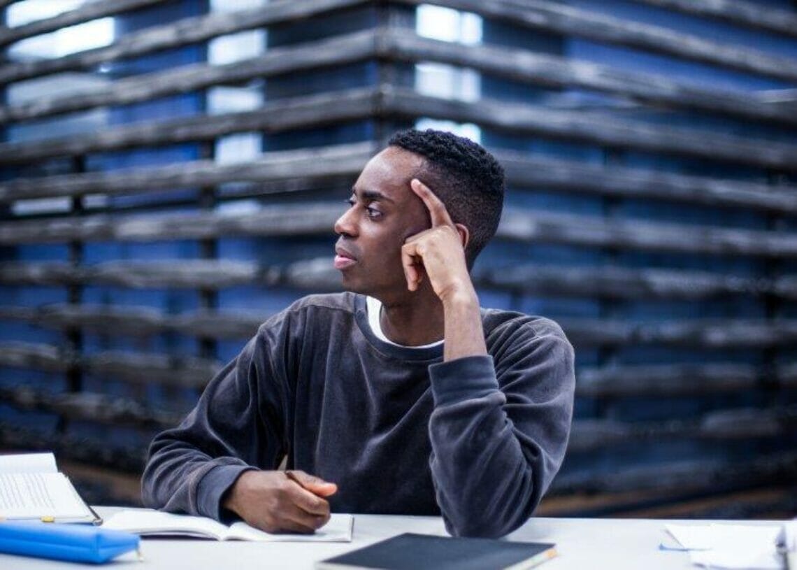 First Look: Kwaku Mills in Rehearsal for Arinzé Kene’s good dog