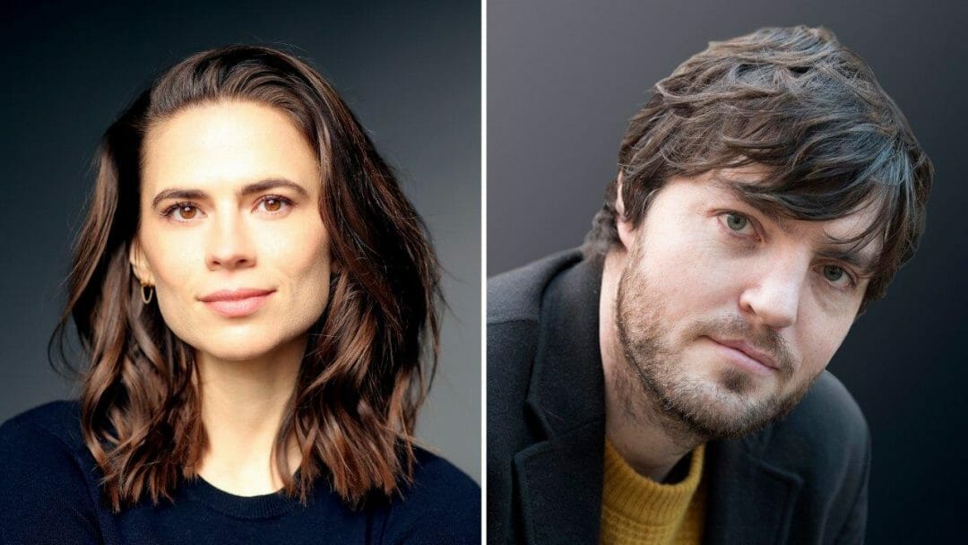 Hayley Atwell by Faye Thomas and Tom Burke by Alastair Muir Rosmersholm Duke of Yorks Theatre