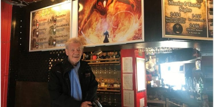 Sir Ian McKellen at The Hobbit in Southampton