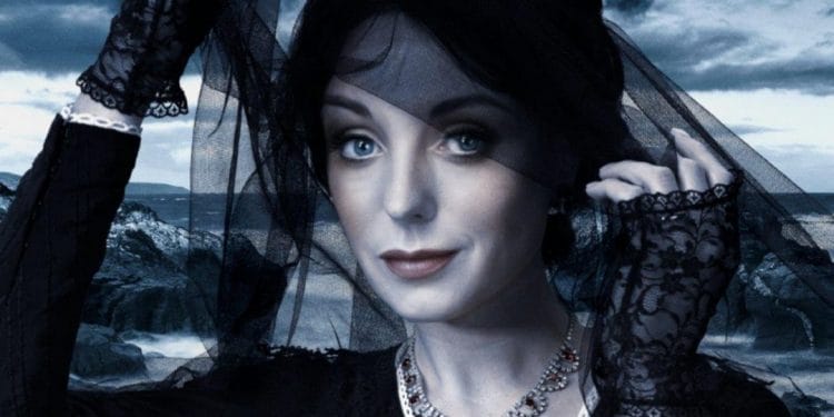 Helen George in My Cousin Rachel. Image designed by Bob King Creative