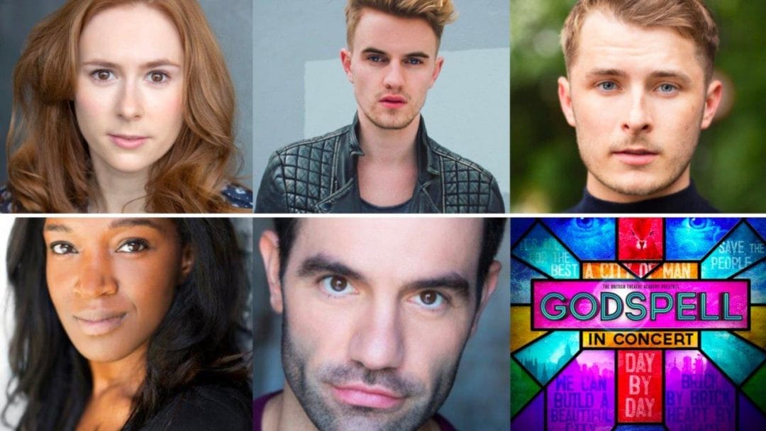 Laura Baldwin Luke Bayer Max Bowden Rachel John Ramin Karimloo Godspell