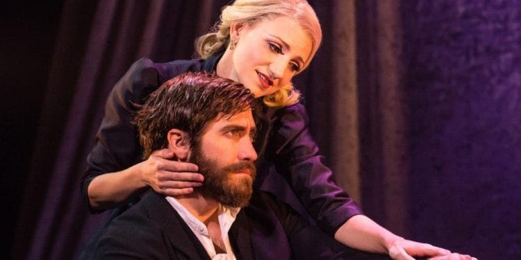Annaleigh Ashford and Jake Gyllenhaal in Sunday in the Park with George Photo Credit Matthew Murphy