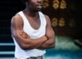 Jonathan Ajayi as Errol in Strange Fruit at the Bush Theatre. Photo credit Helen Murray