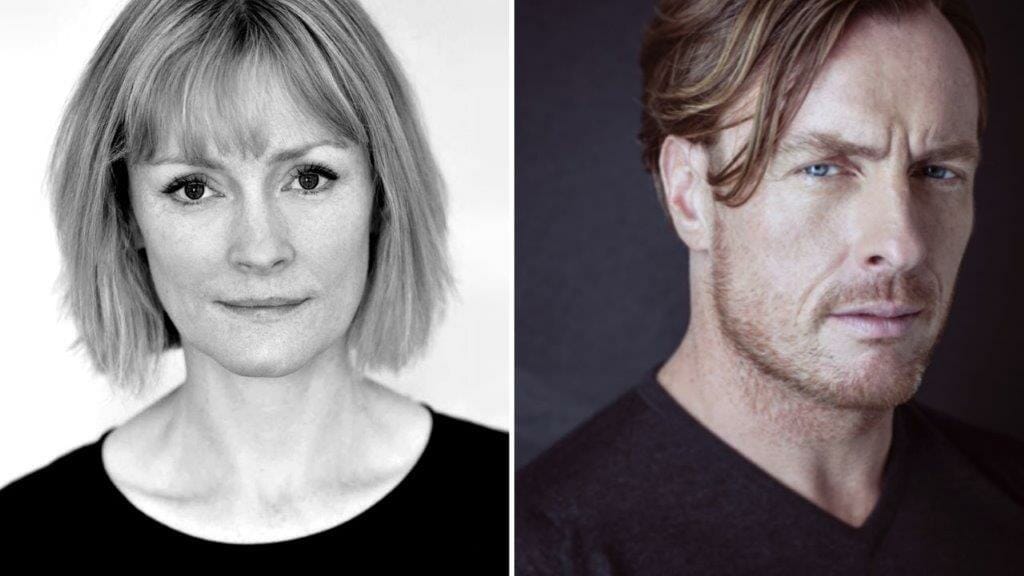 Claire Skinner and Toby Stephens