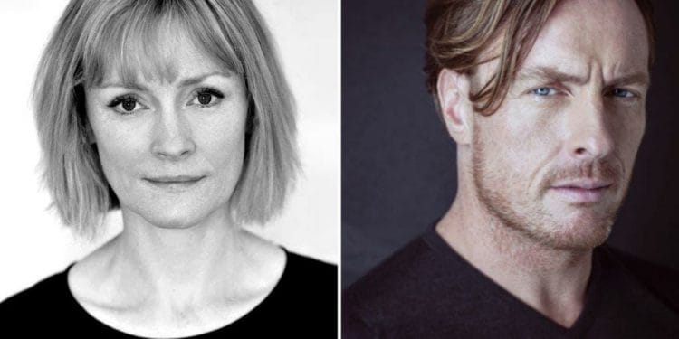 Claire Skinner and Toby Stephens