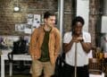 LtoR Andy Mientus and Carly Mercedes Dyer in rehearsals for The View UpStairs credit Darren Bell