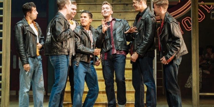 The T Birds in the UK and Ireland tour of GREASE credit Manuel Harlan