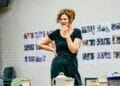 Fiona Buffini Handbagged Rehearsals New Vic Theatre Photo by Andrew Billington