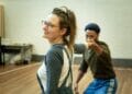 Catherine McCormack Ira Mandela Siobhan in rehearsals for My Brilliant Friend. Image by Marc Brenner
