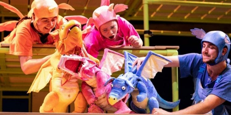 A previous cast of ZOG. Photo Credit Helen Maybanks