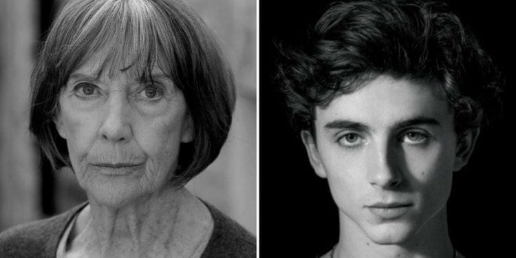 Eileen Atkins and Timothée Chalamet Miles The Old Vic