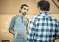 Scott Karim in rehearsals for The Arrival. Photo by Marc Brenner REH