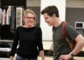 Lucy Black Denise and Oliver Johnstone Neil in rehearsals for The Haystack at Hampstead Theatre. Photo credit Ellie Kurttz.