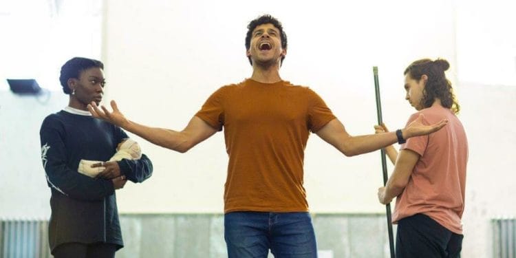The Prince of Egypt in Rehearsal