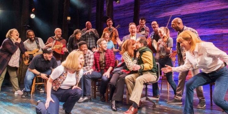 The West End company in Come From Away at the Phoenix Theatre Credit Craig Sugden