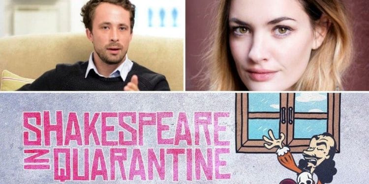Jimmy Walters and Alexandra Evans Shakespeare in Quarantine