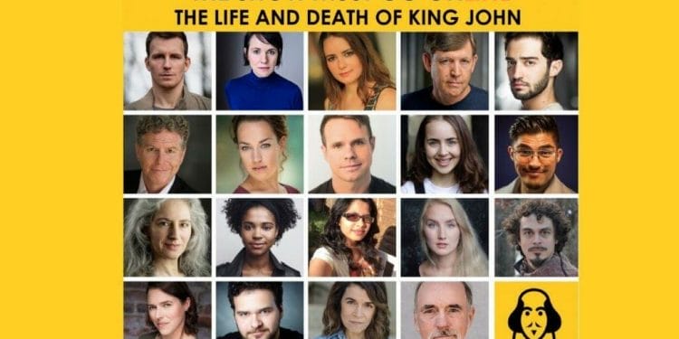 Cast of The Life and Death of King John