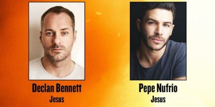 Declan Bennett and Pepe Nufrio will play Jesus in Jesus Christ Superstar Concert