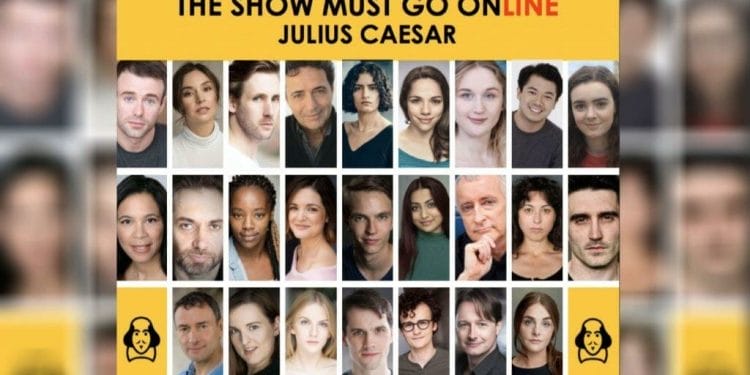 The Show Must Go Online Julius Caesar Cast